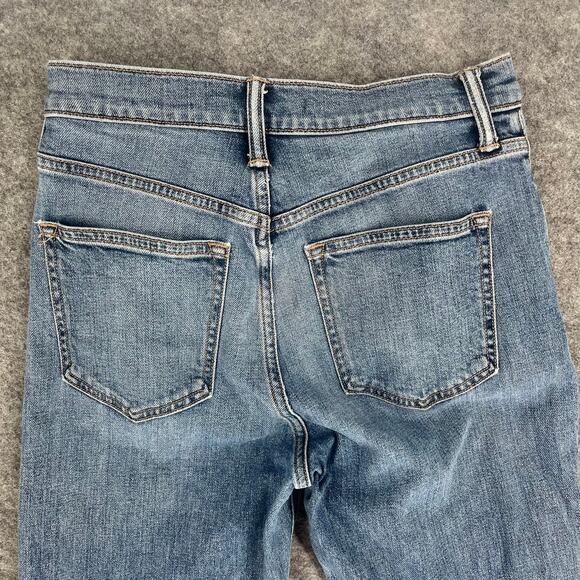 Vince Jeans Wide Leg Flare Blue Size 27 - Picture 5 of 6